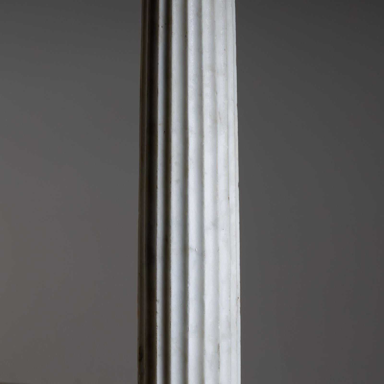 Marbre Colonnes en marbre, 19e siècle en vente