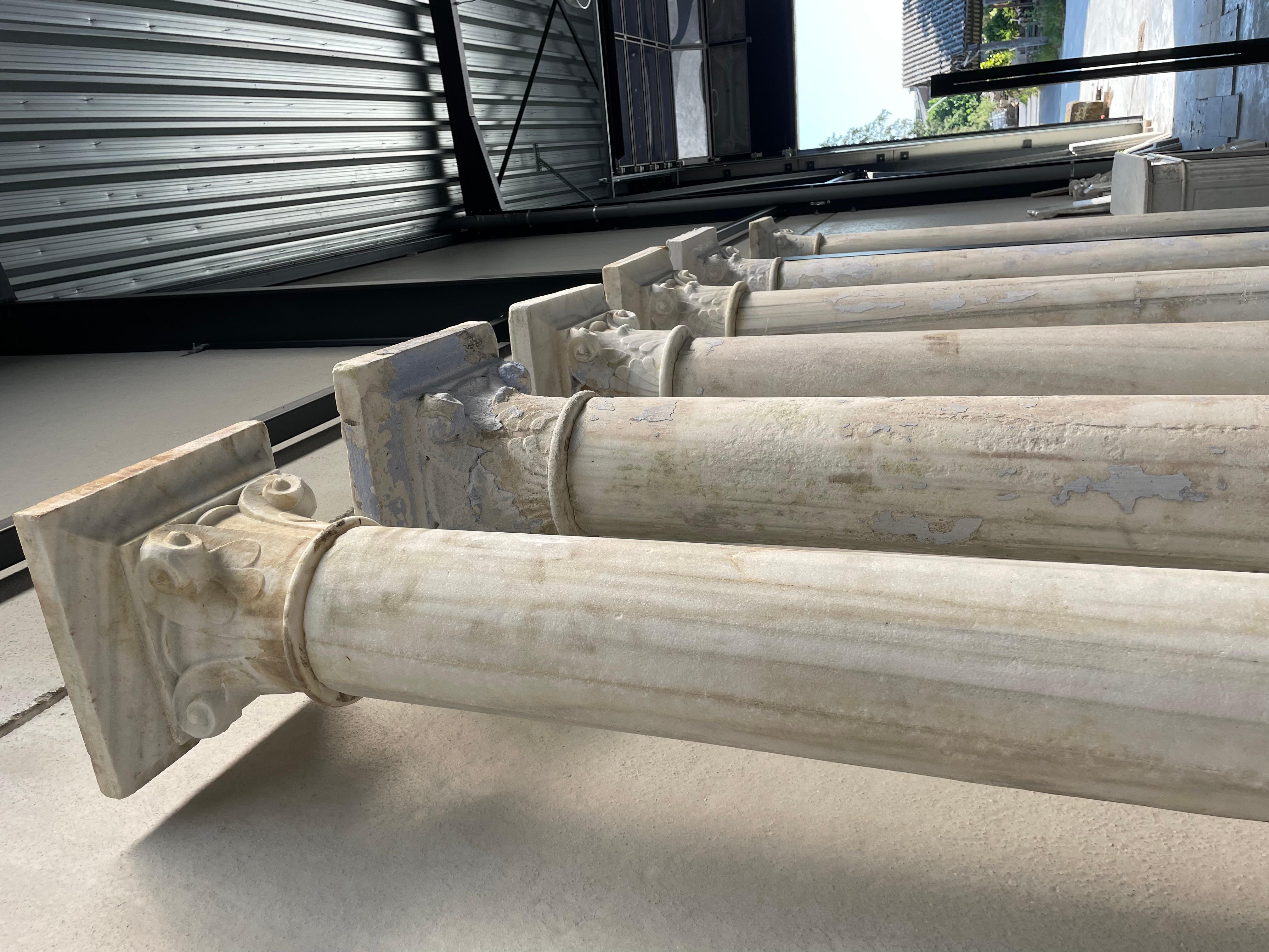 Marble Columns of the 16th Century For Sale 1