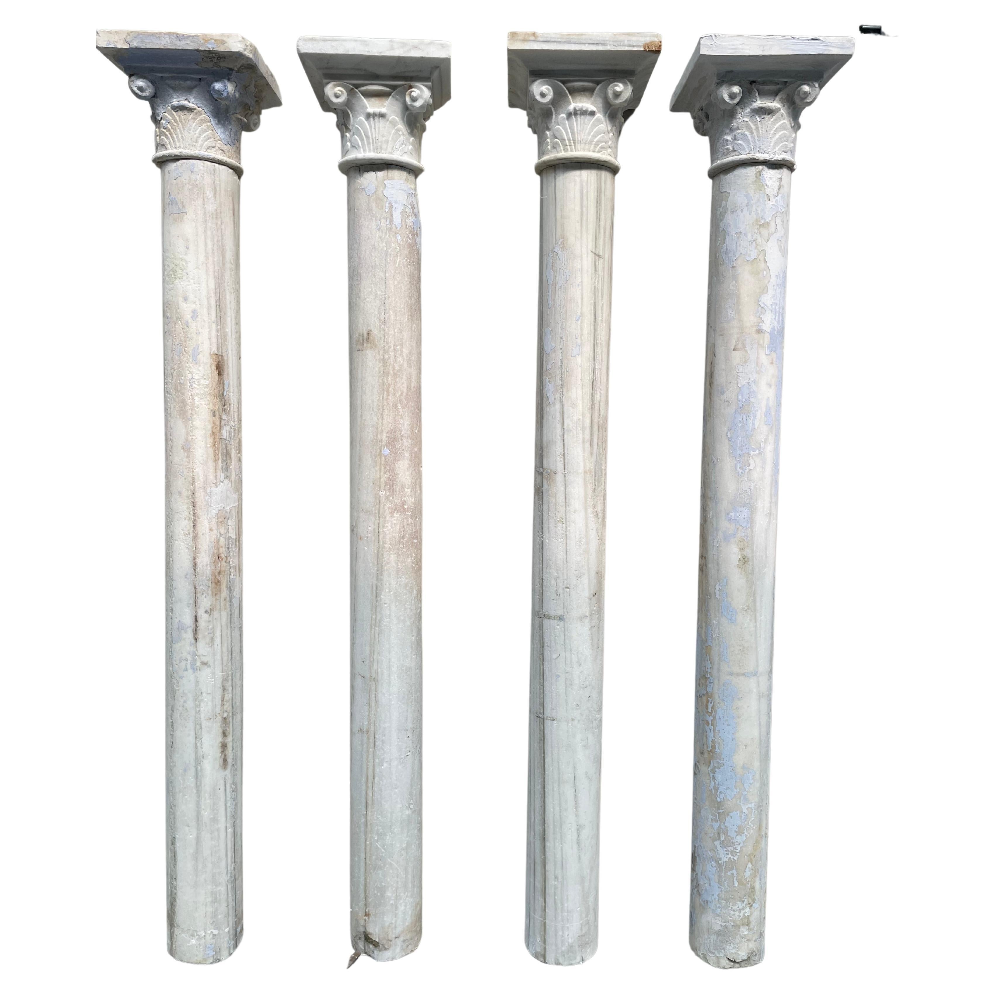 Marble Columns of the 16th Century For Sale