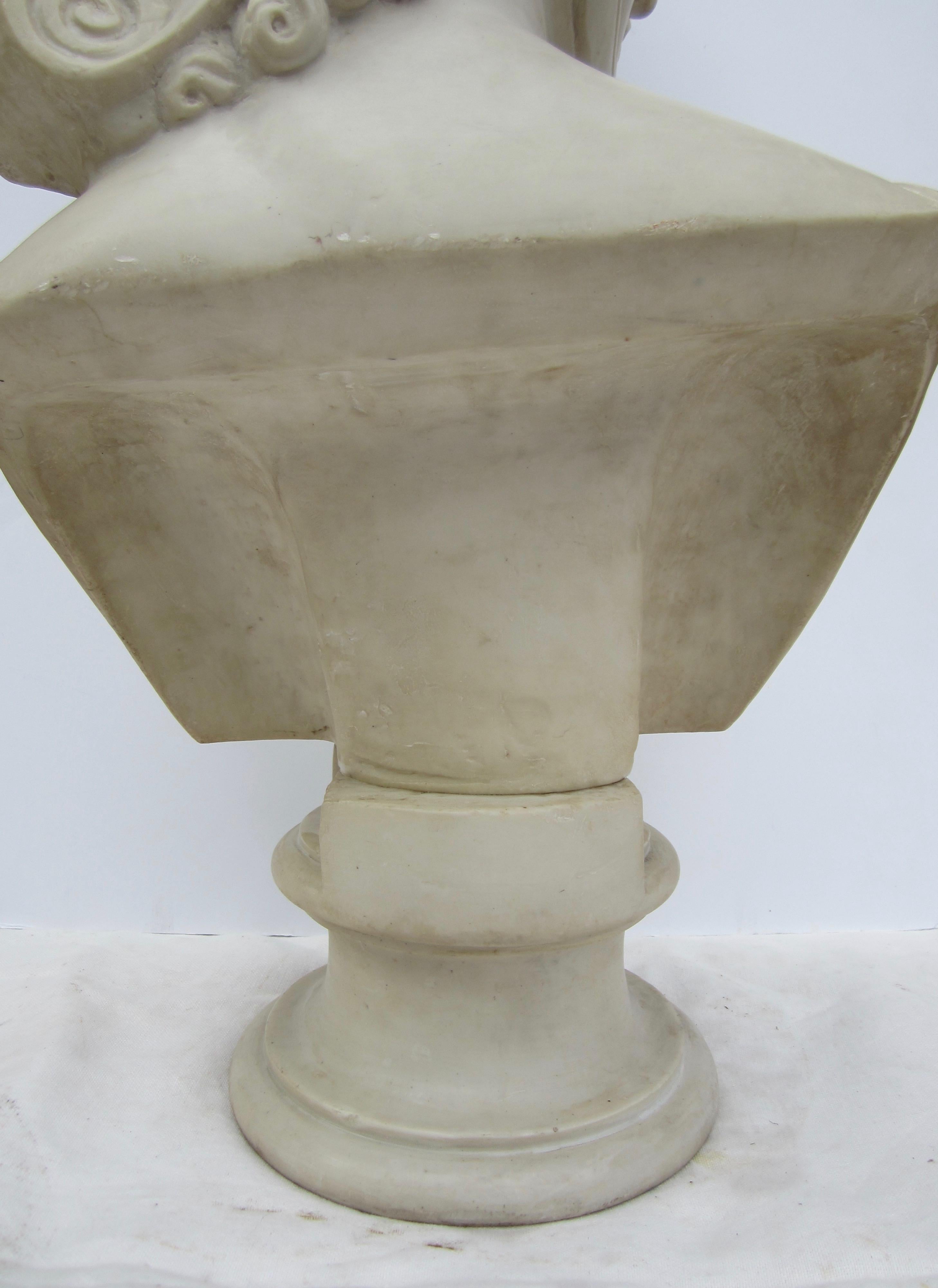 Marble Composite Bust In Good Condition In East Hampton, NY