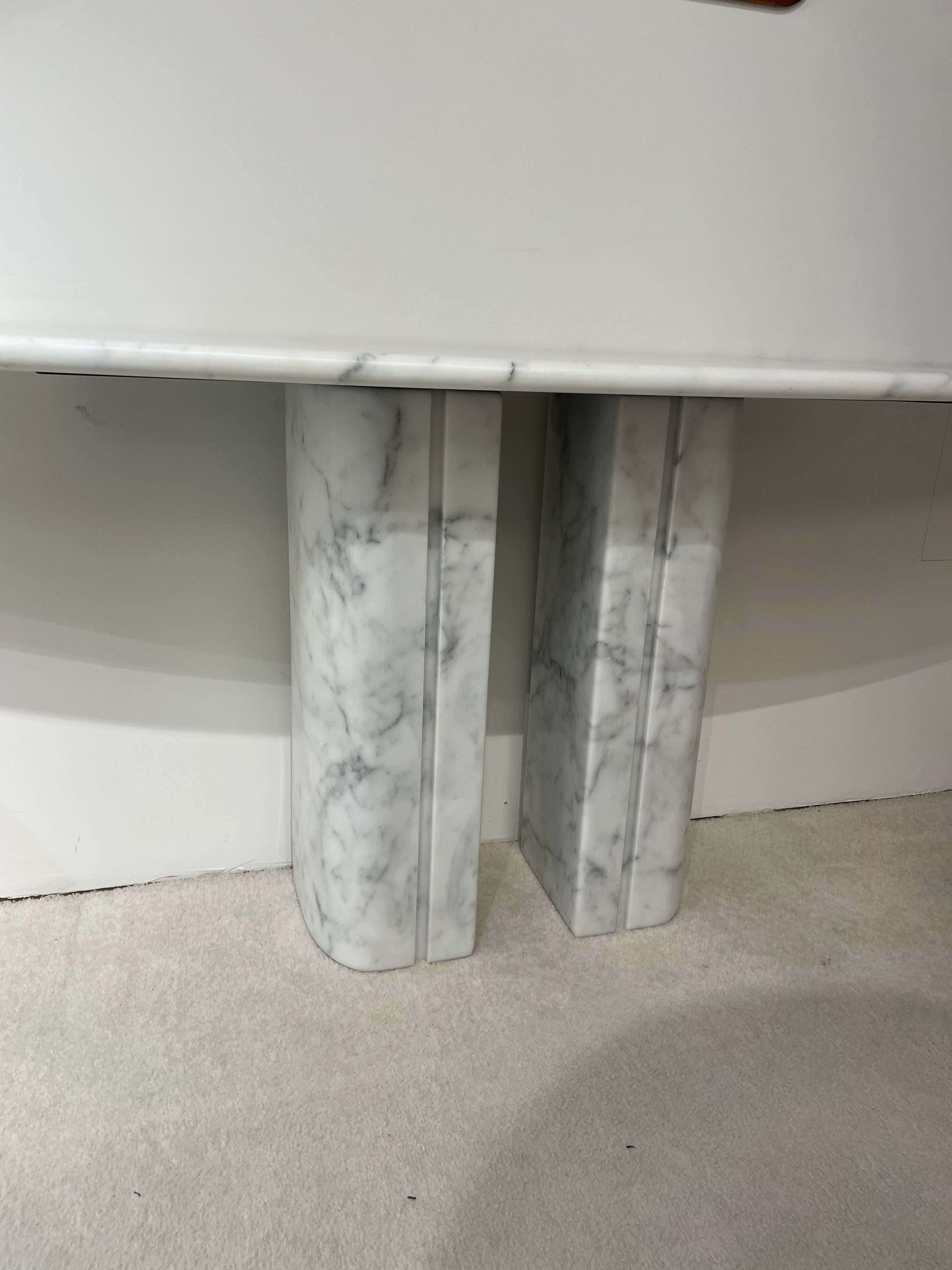 Mid-Century Modern Marble console 1970 For Sale