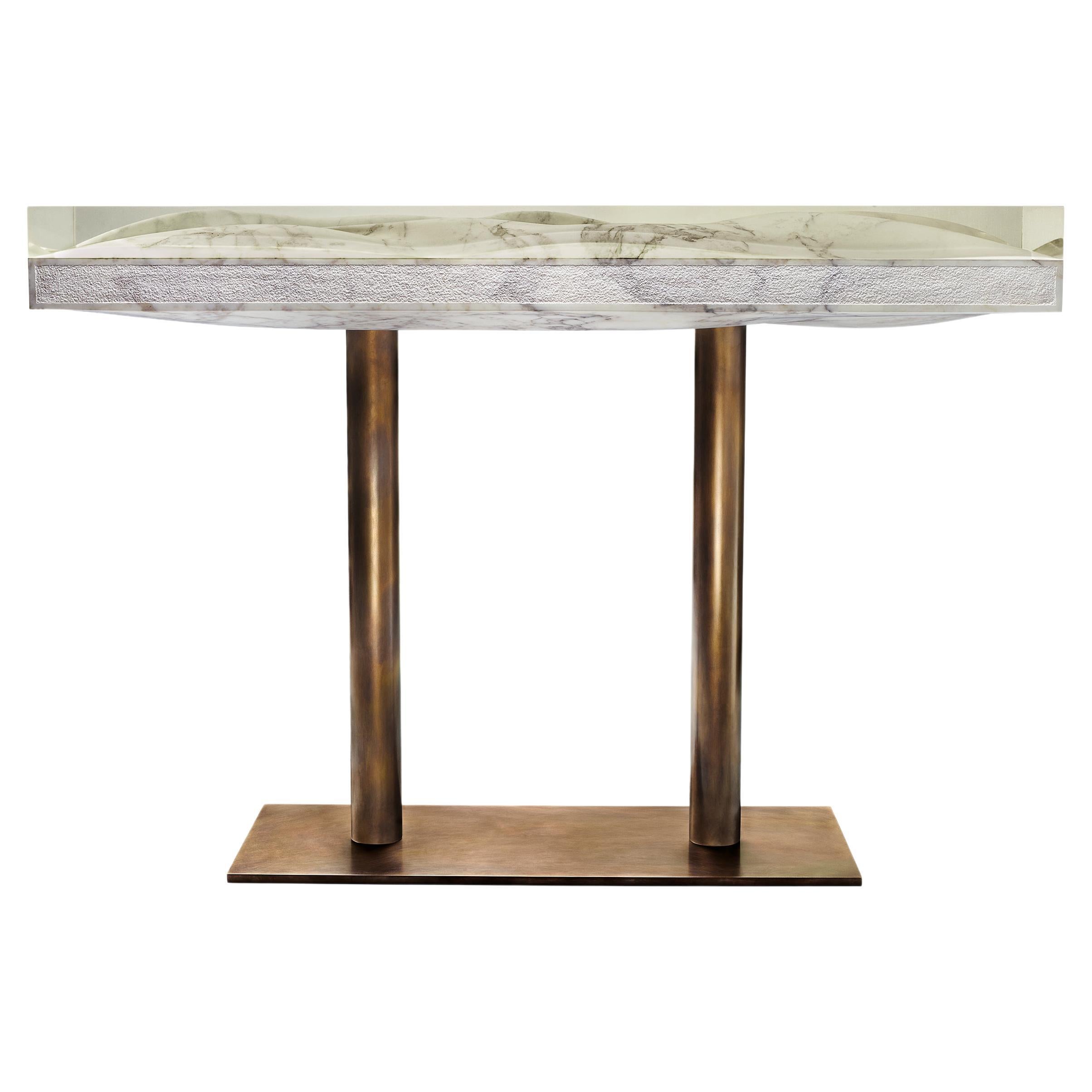 Marble Console by Jonathan Hansen