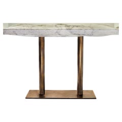 Console en marbre de Jonathan Hansen