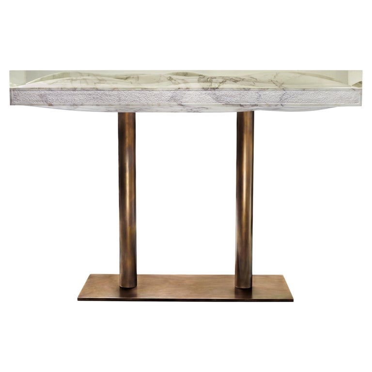 Console Marbre Console en marbre de Jonathan Hansen En vente sur 1stDibs