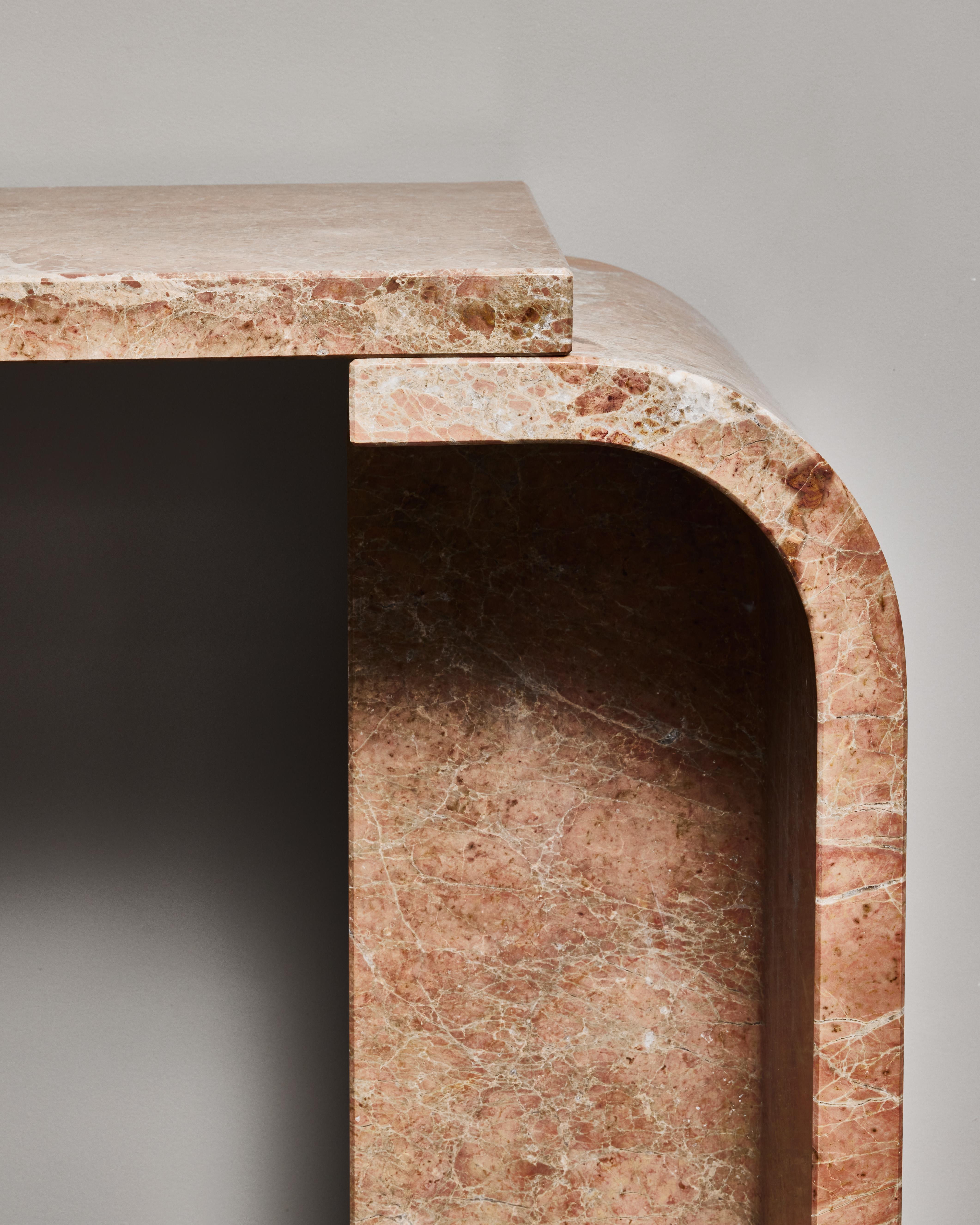 Modern Marble console by Studio Glustin For Sale