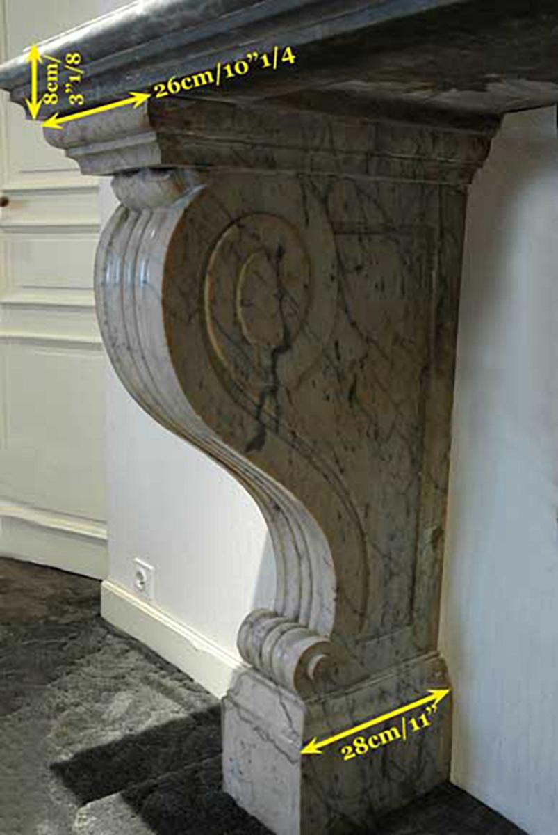 French Marble Console Table For Sale
