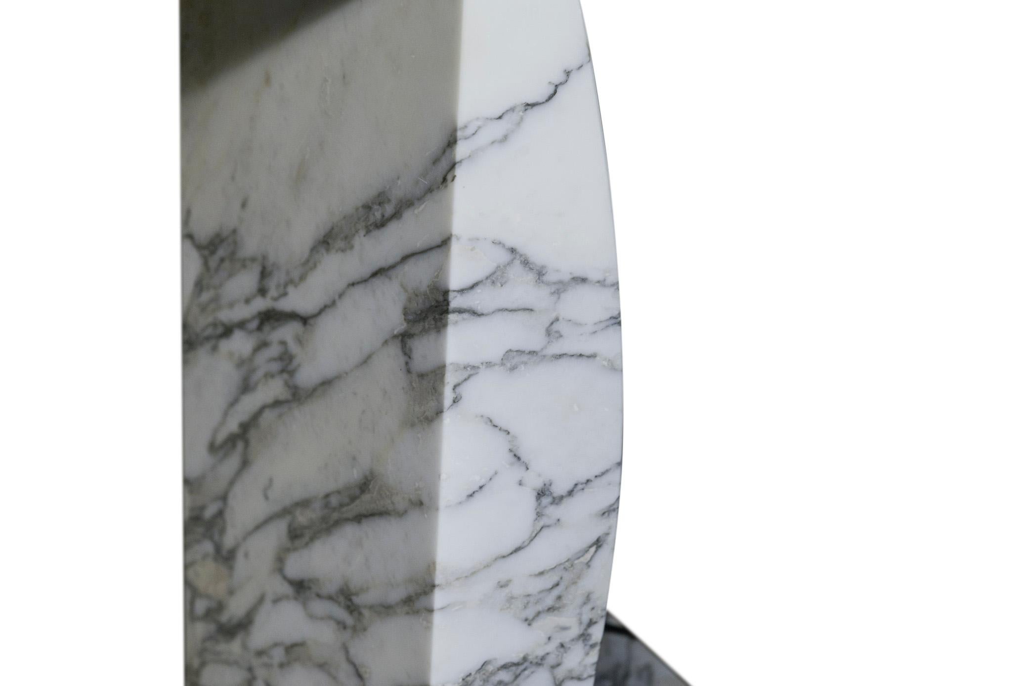 Mid-Century Modern Marble Console Table Made by Ettore Sottsass (1917-2007), circa 1980, Italy