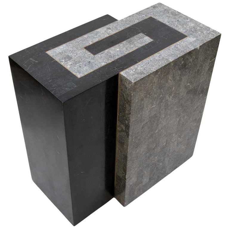 Marble Console Table Mission Furniture Los Angeles at 1stDibs