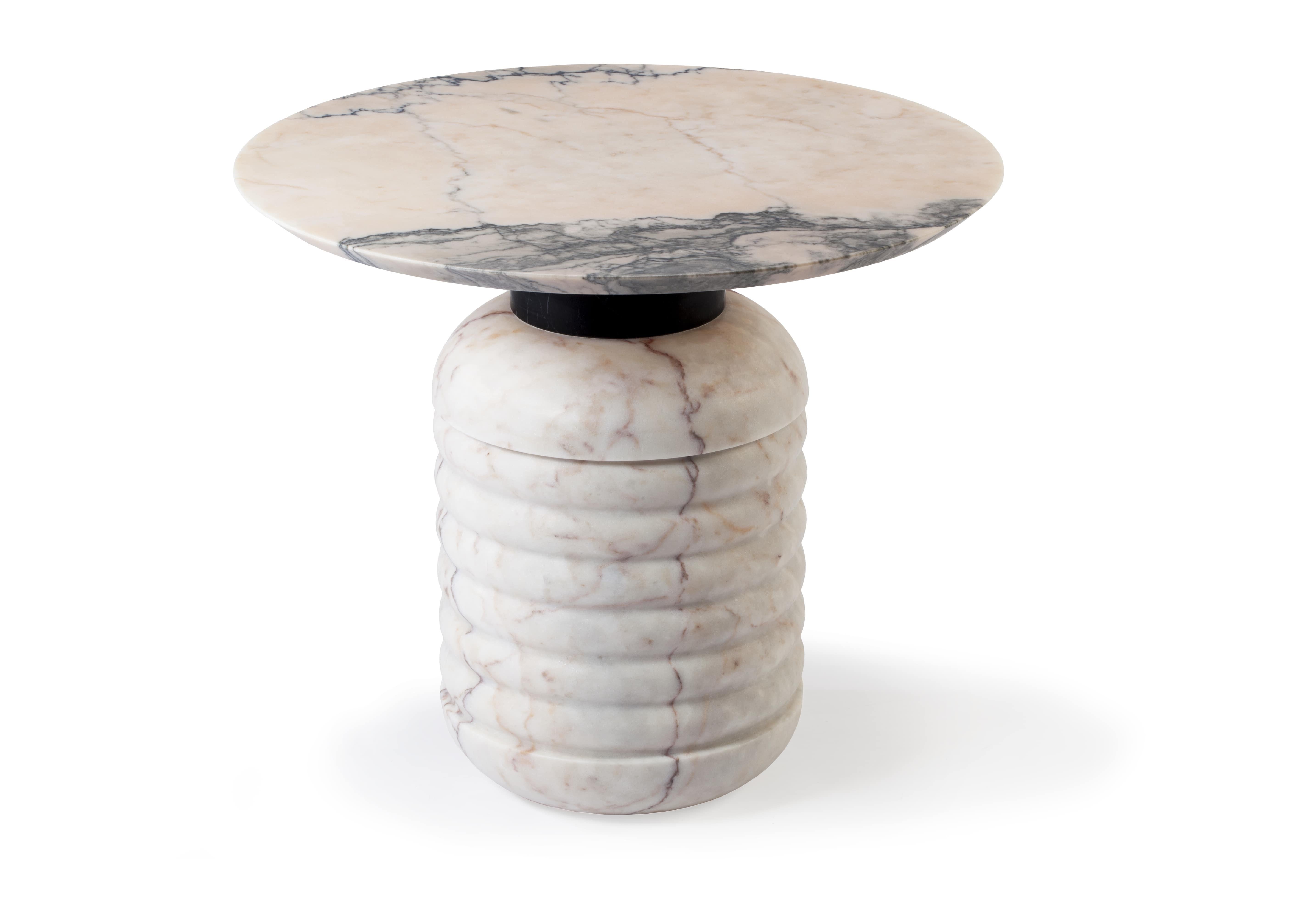 Marble Contemporary Jean Center Table In New Condition In Geneve, CH
