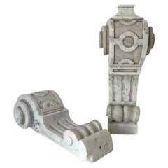 Marble Corbels, a pair