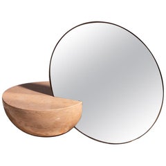 Marble Countertop Mirror, Half Sphere