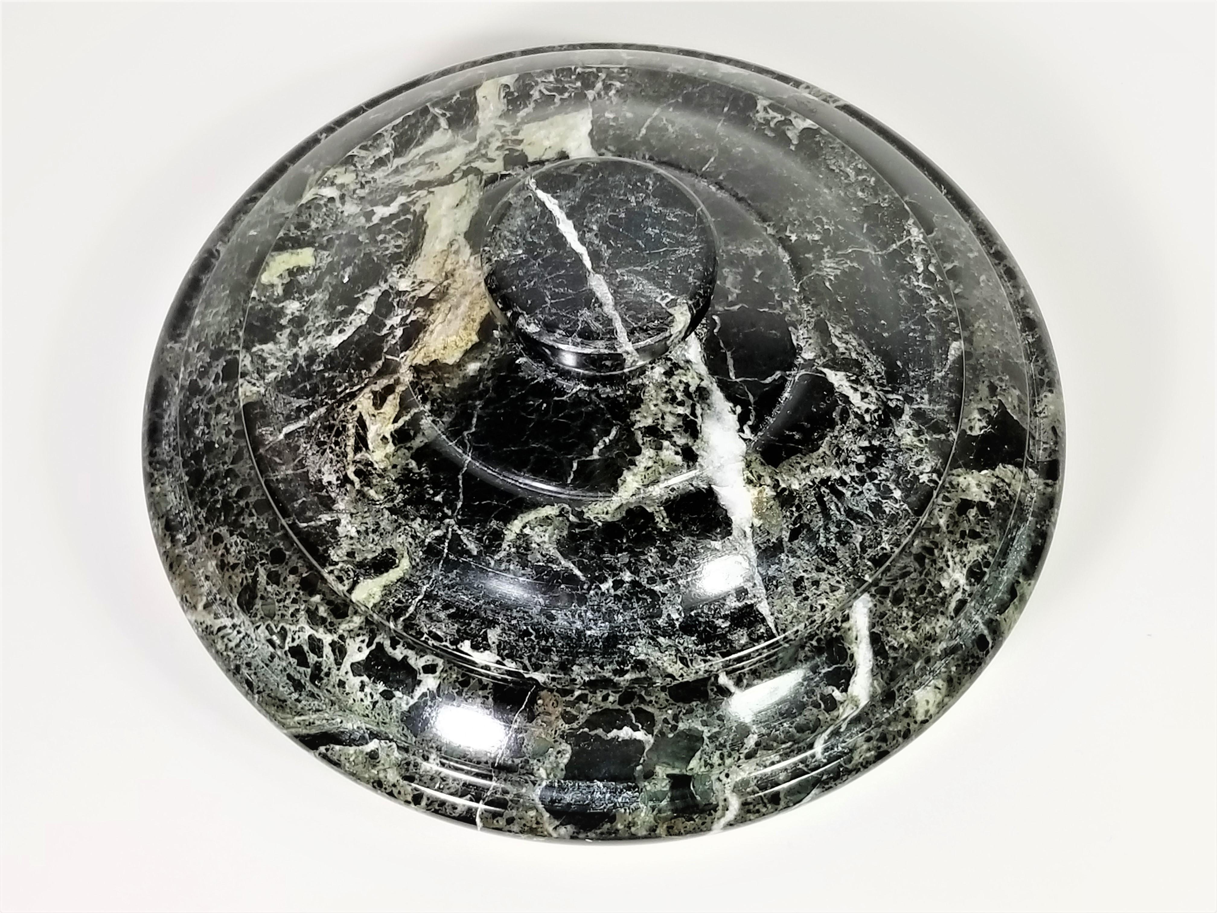 Marble Covered Bowl, Midcentury 2