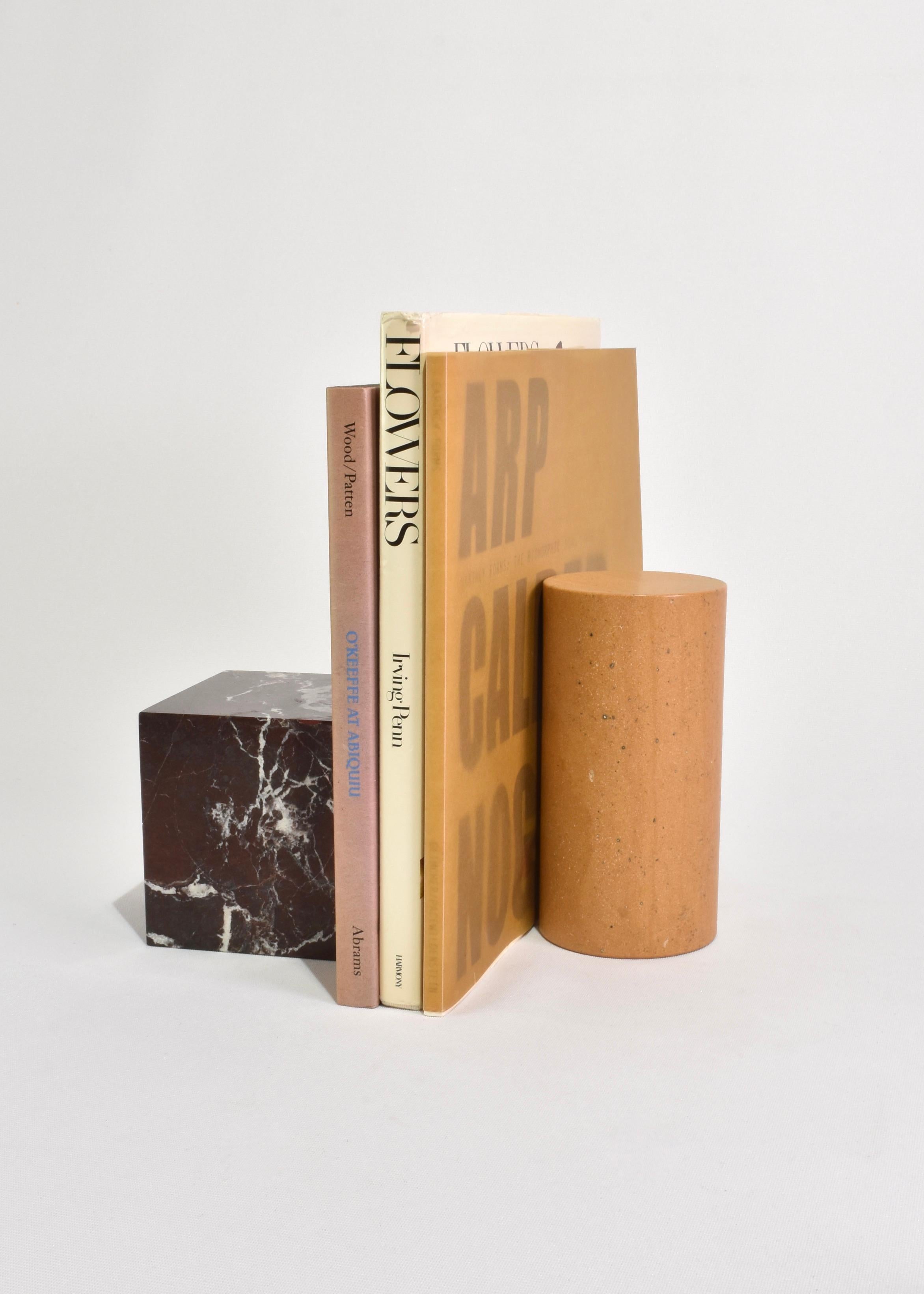 Marble Cube Bookend For Sale 1