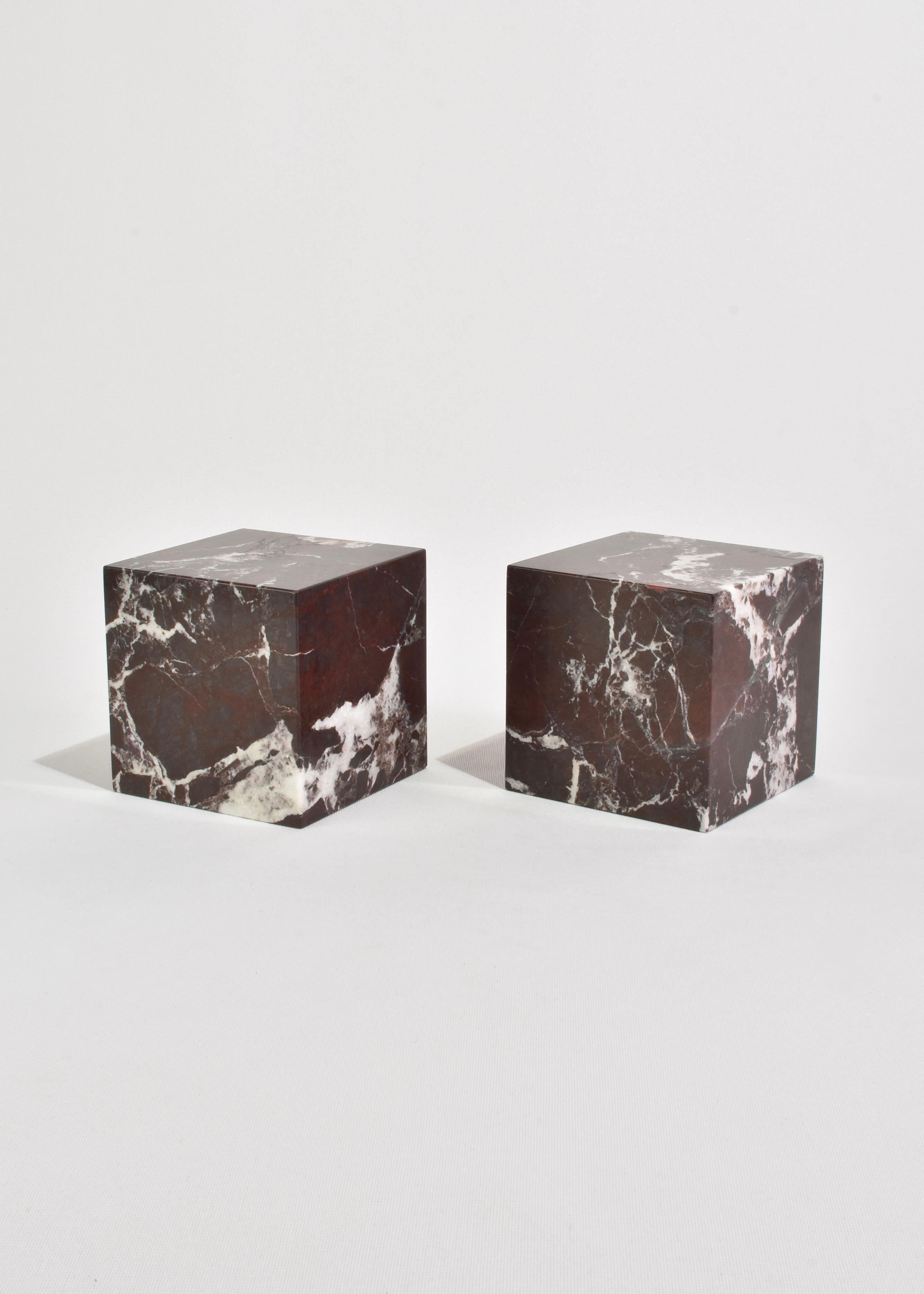 Marble Cube Bookend For Sale 2