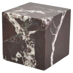 Serre-livres en cube de marbre