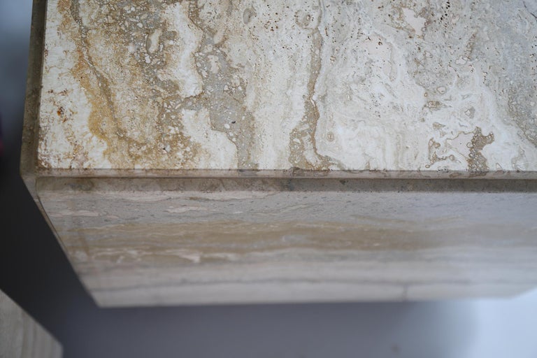 Marble Cube Side Table at 1stDibs