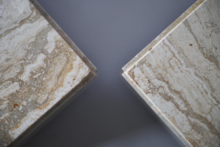 Marble Cube Side Table at 1stDibs