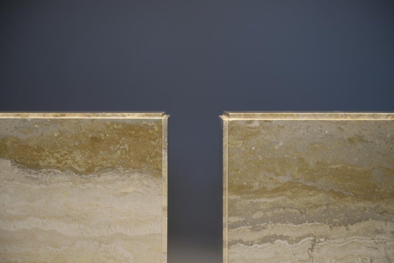 Marble Cube Side Table at 1stDibs