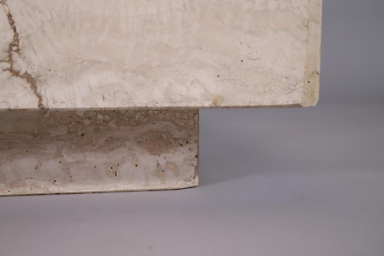 Marble Cube Side Table at 1stDibs