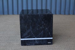 Marble Cubed Side Table by Artedi, Italy, 1980s