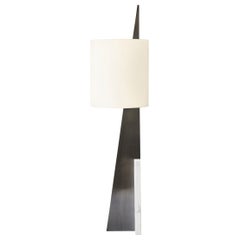 Marble "Cut Triangle II" Floor Lamp, Square in Circle