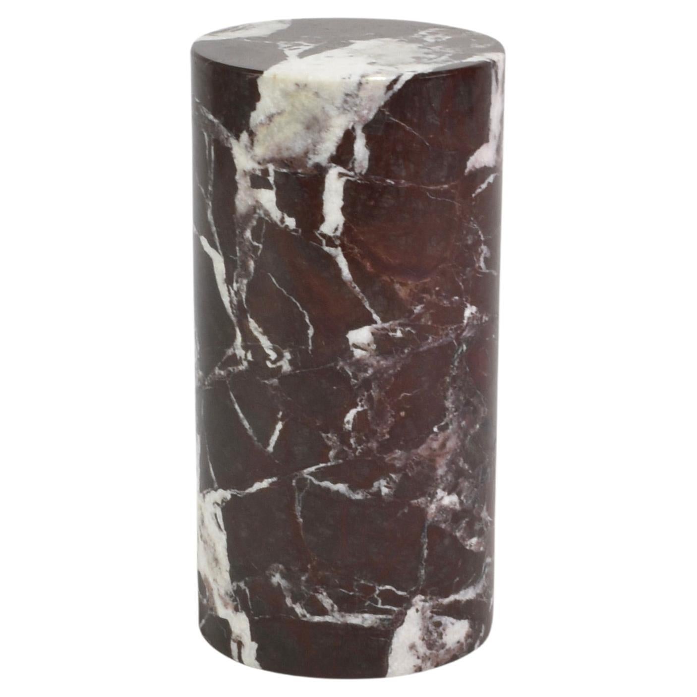 Zylinder-Buchstütze aus Marmor