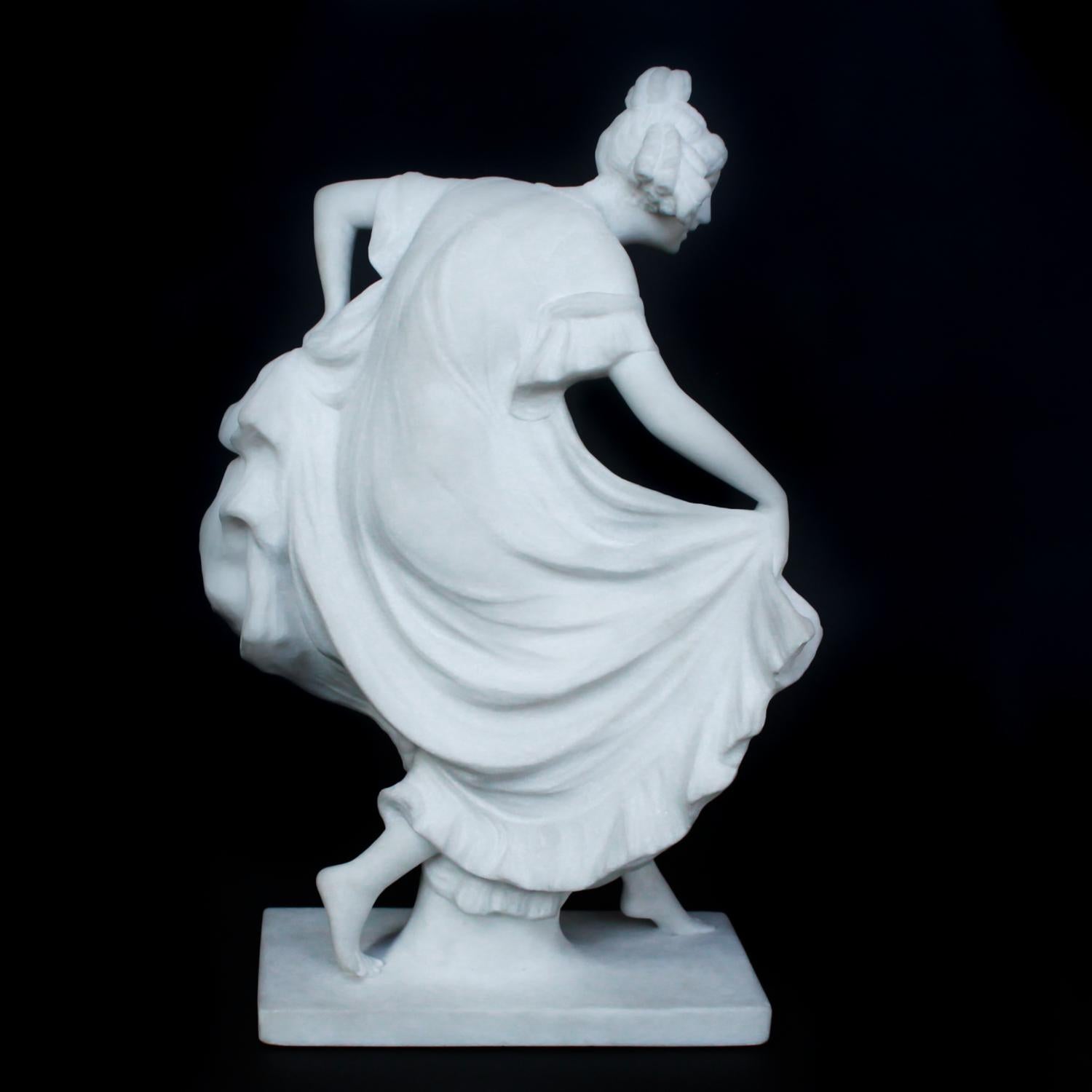 Art Nouveau Dancer by Ernst Seger In Good Condition In Forest Row, East Sussex