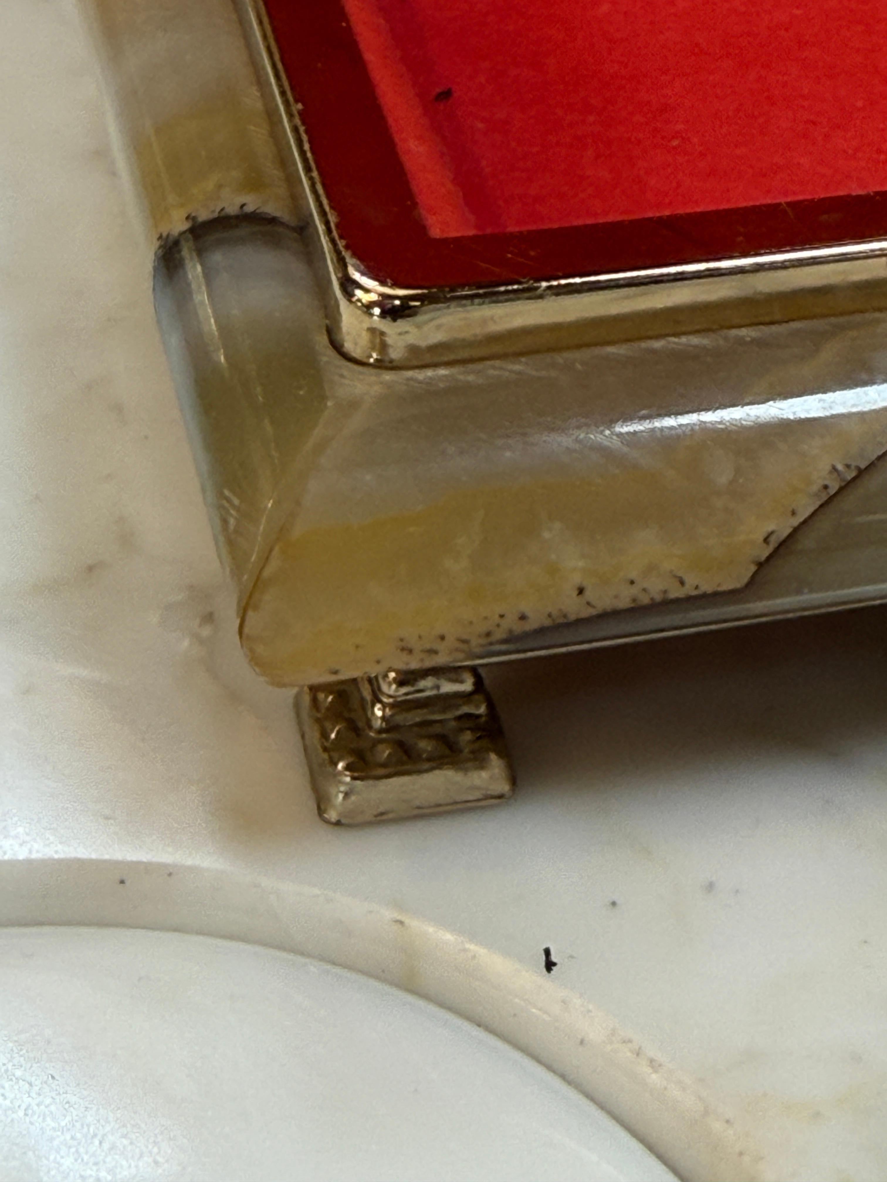 Mid-20th Century Marble Decretive Box For Sale