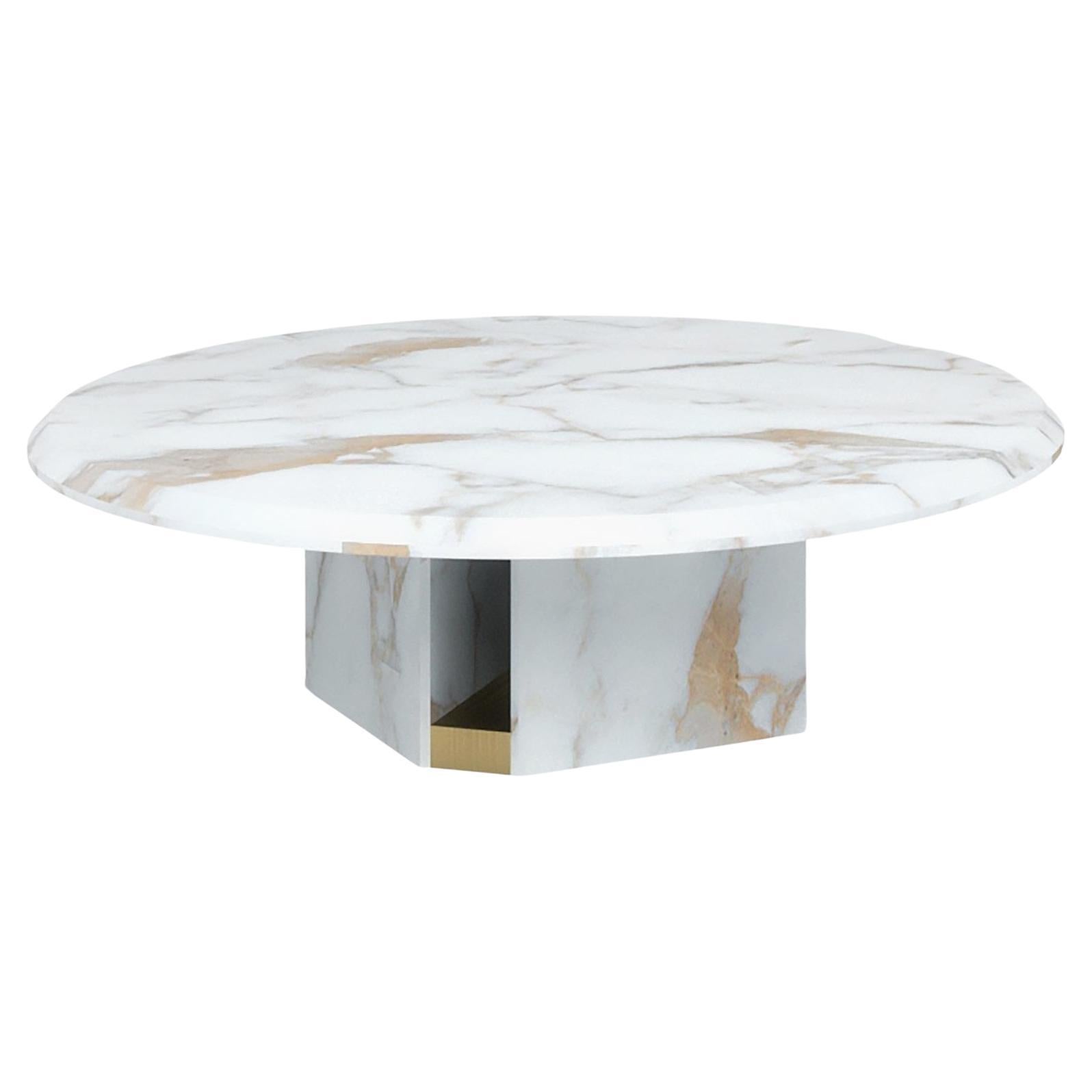 Table basse Delos en marbre, Giorgio Bonaguro en vente