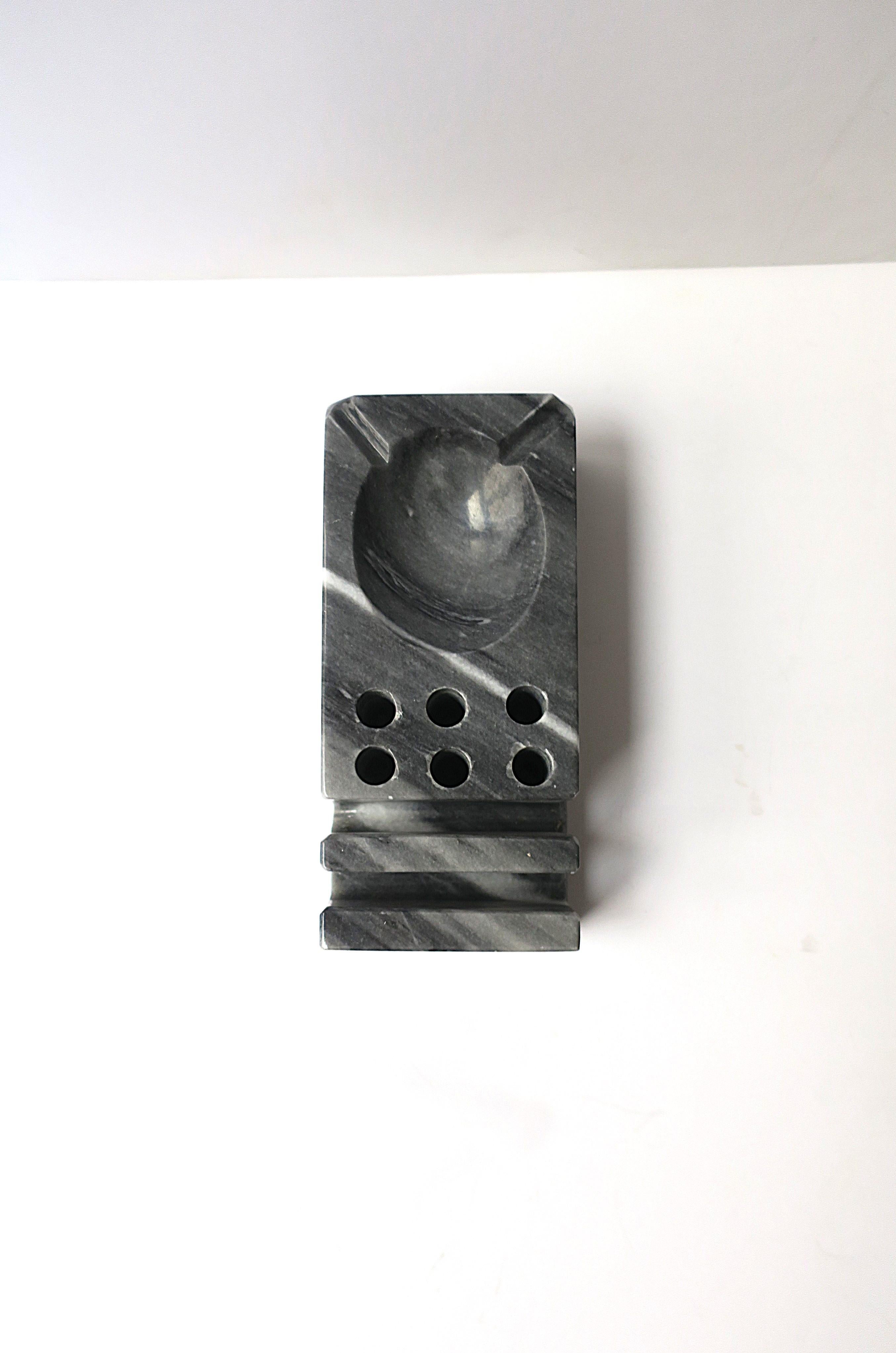 Marble Desk Pen Holder Organizer For Sale 6