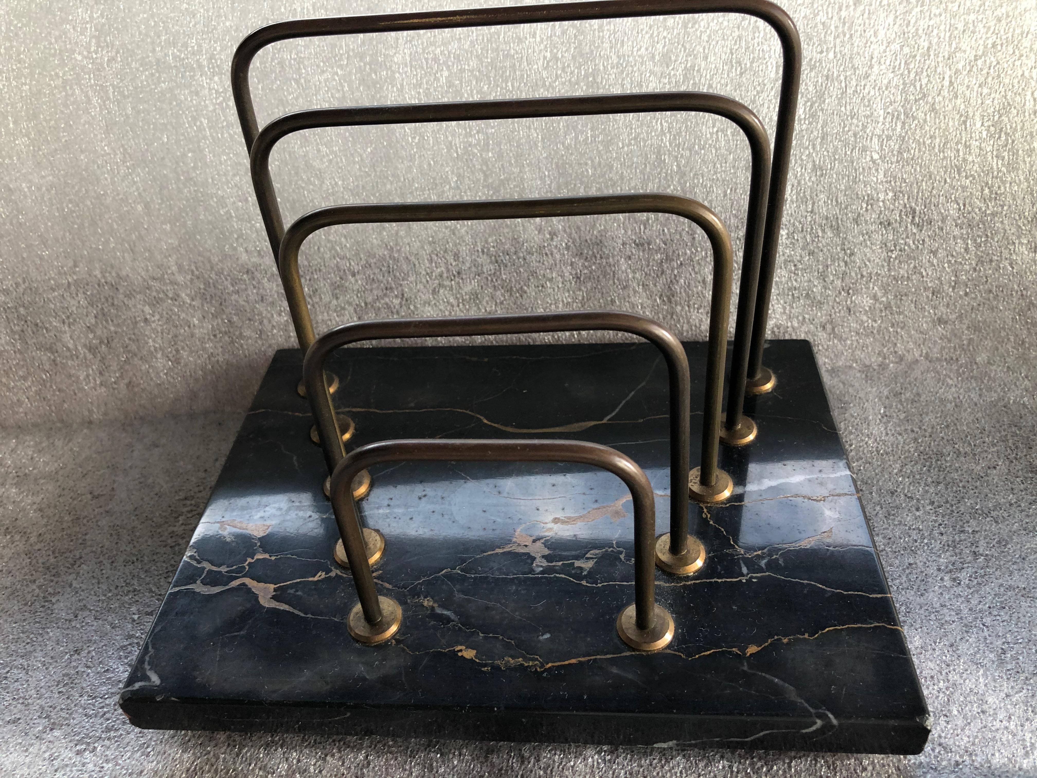 Schreibtischset aus Marmor im Zustand „Gut“ im Angebot in Nivelles, BE