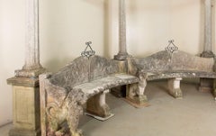 Marble di Latte Garden Loggia, Italy Late 20th Century