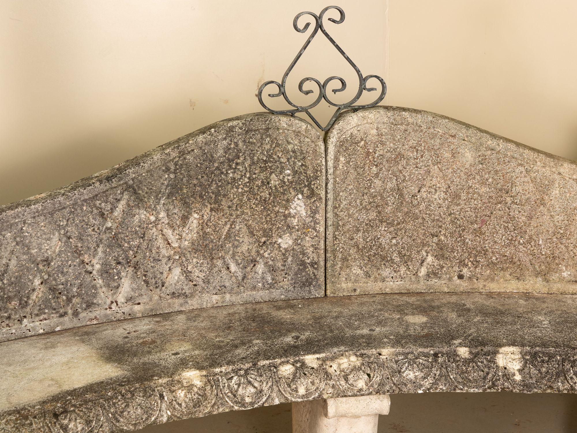 Marble di Latte Garden Loggia, Italy Late 20th Century For Sale 1