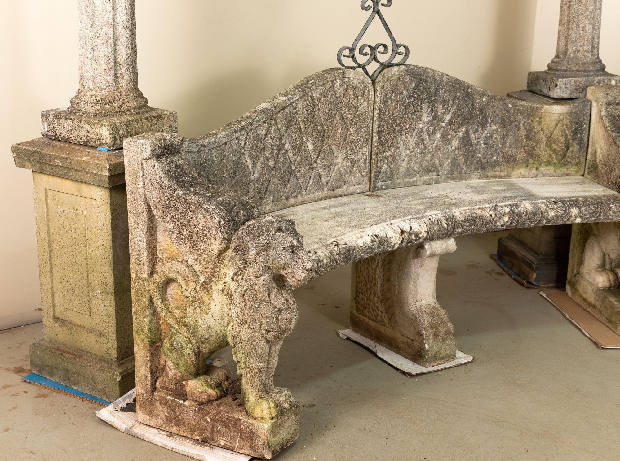 Marble di Latte Garden Loggia, Italy Late 20th Century For Sale 4