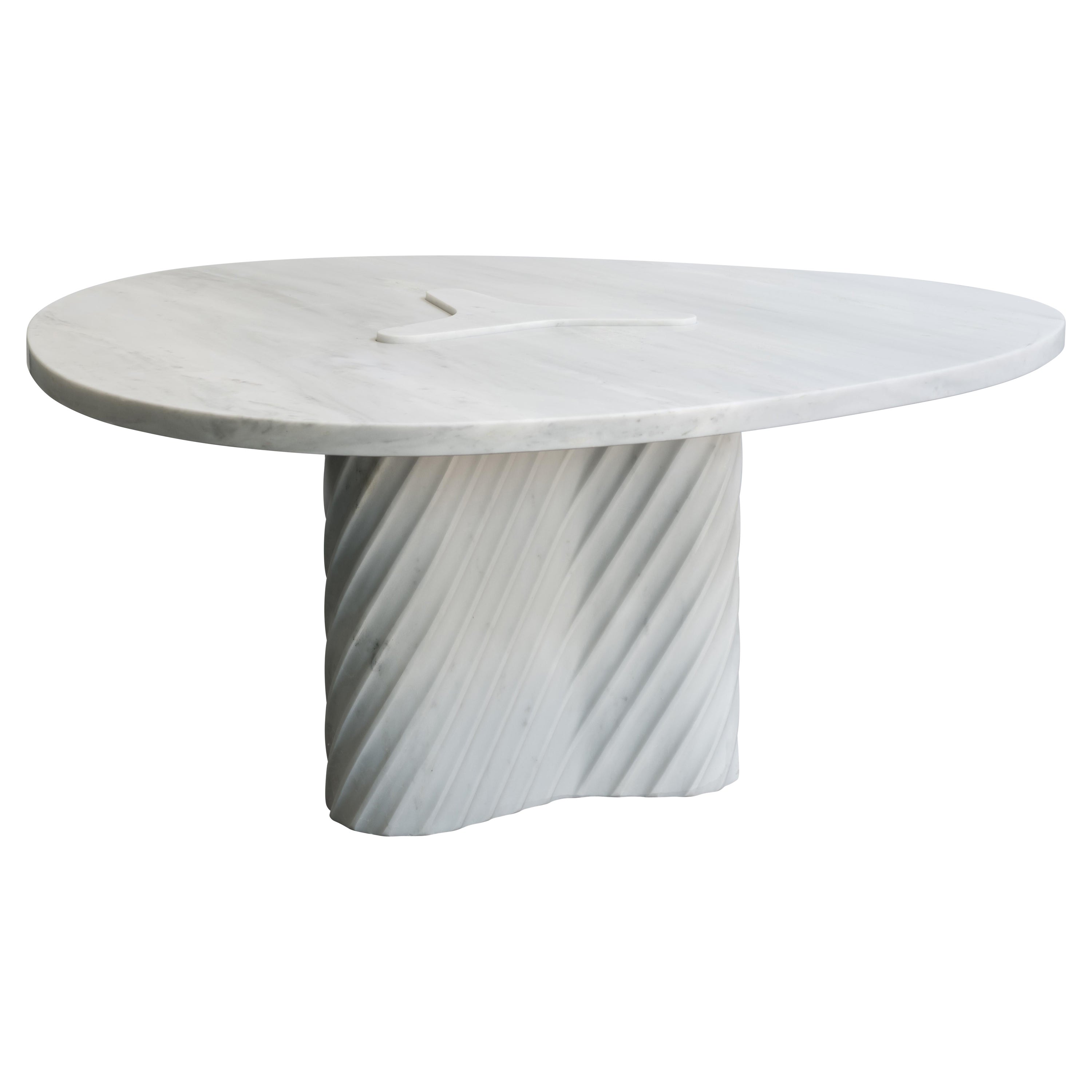 Table Diagonos en marbre d'Inde Mahdavi