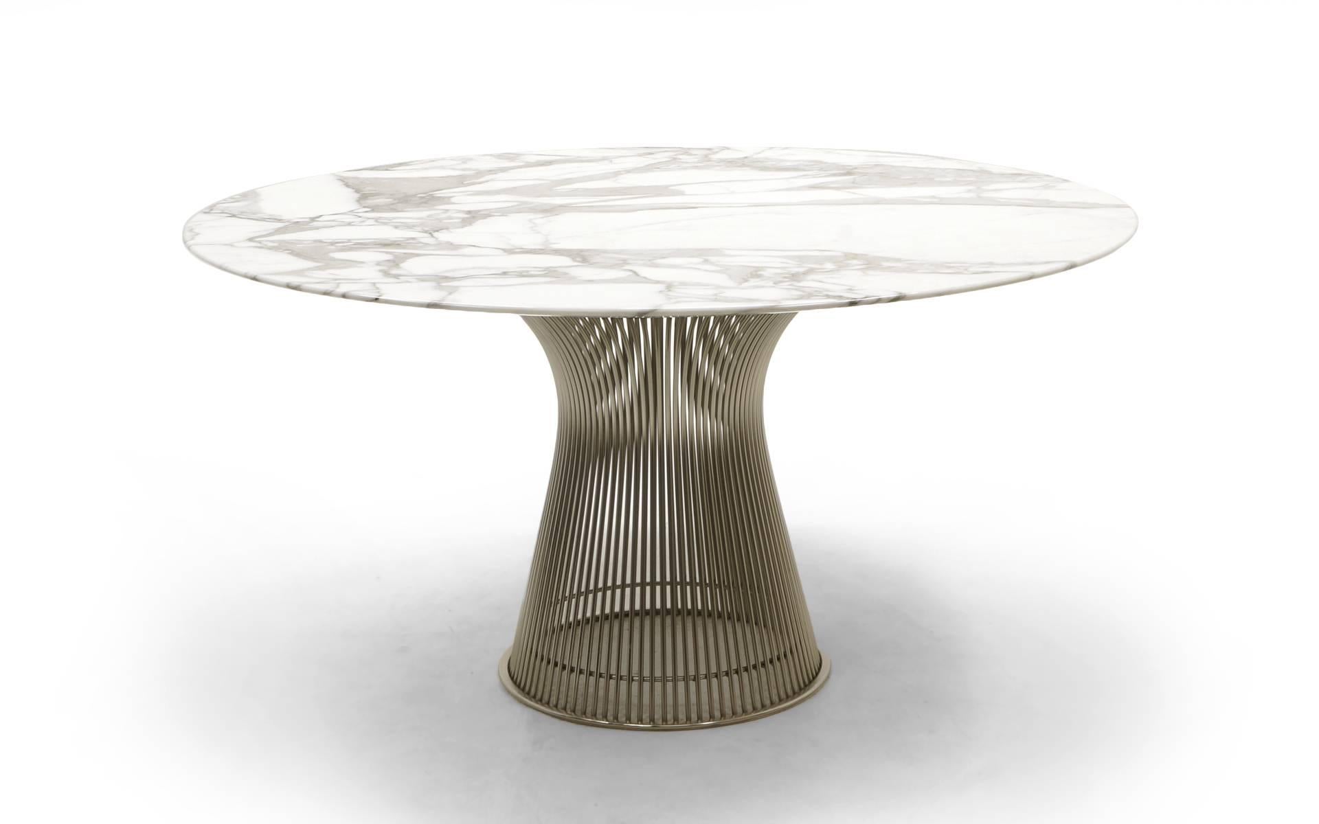 platner table and chairs