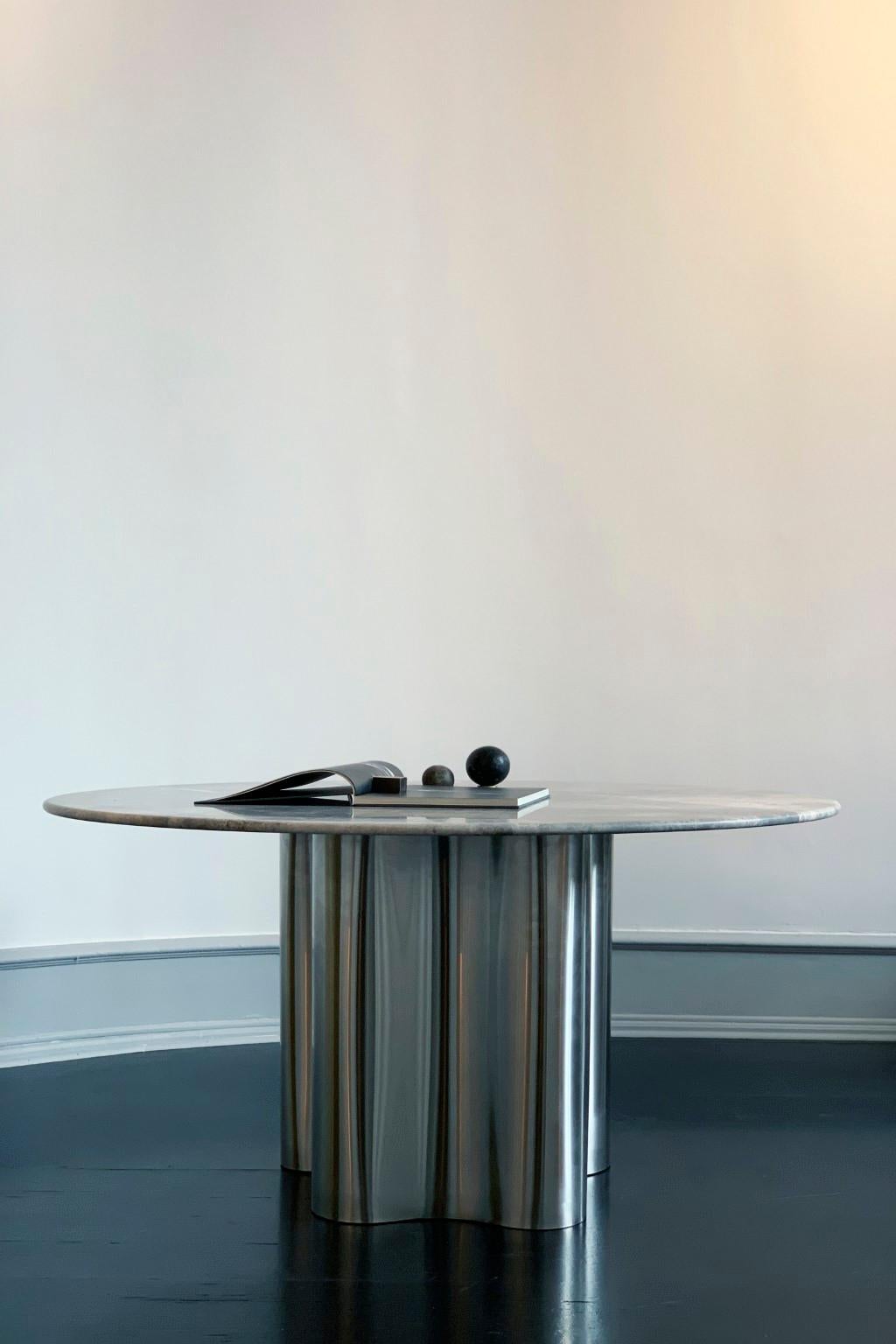 Modern Marble Dining Table by Caia Leifsdotter