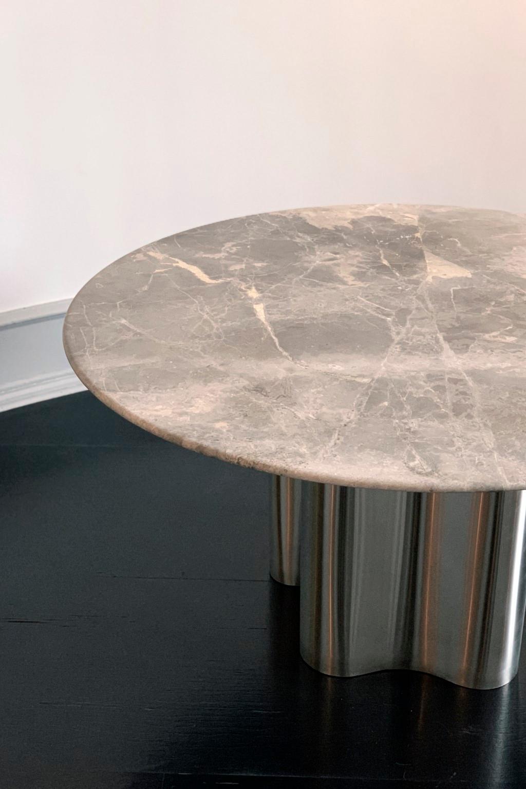 Danish Marble Dining Table by Caia Leifsdotter