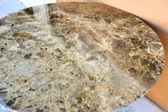 Marble Dining Table Faux Emperado Italian 55"