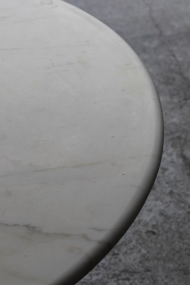 Marble dining table in style of Angelo Mangiarotti, Italy, 1970s For Sale 6