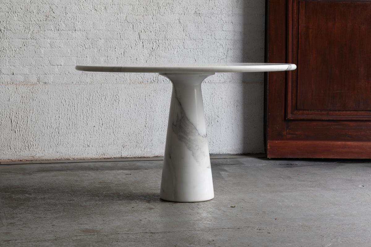 Marble dining table in style of Angelo Mangiarotti, Italy, 1970s For Sale 10