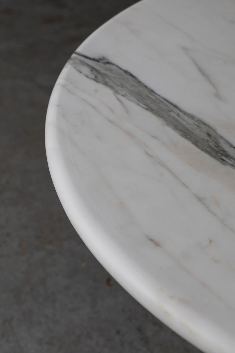 Marble dining table in style of Angelo Mangiarotti, Italy, 1970s For Sale 12