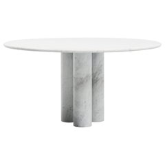 Marble Dining Table in the Manner of Mario Bellini, Italy, 1970