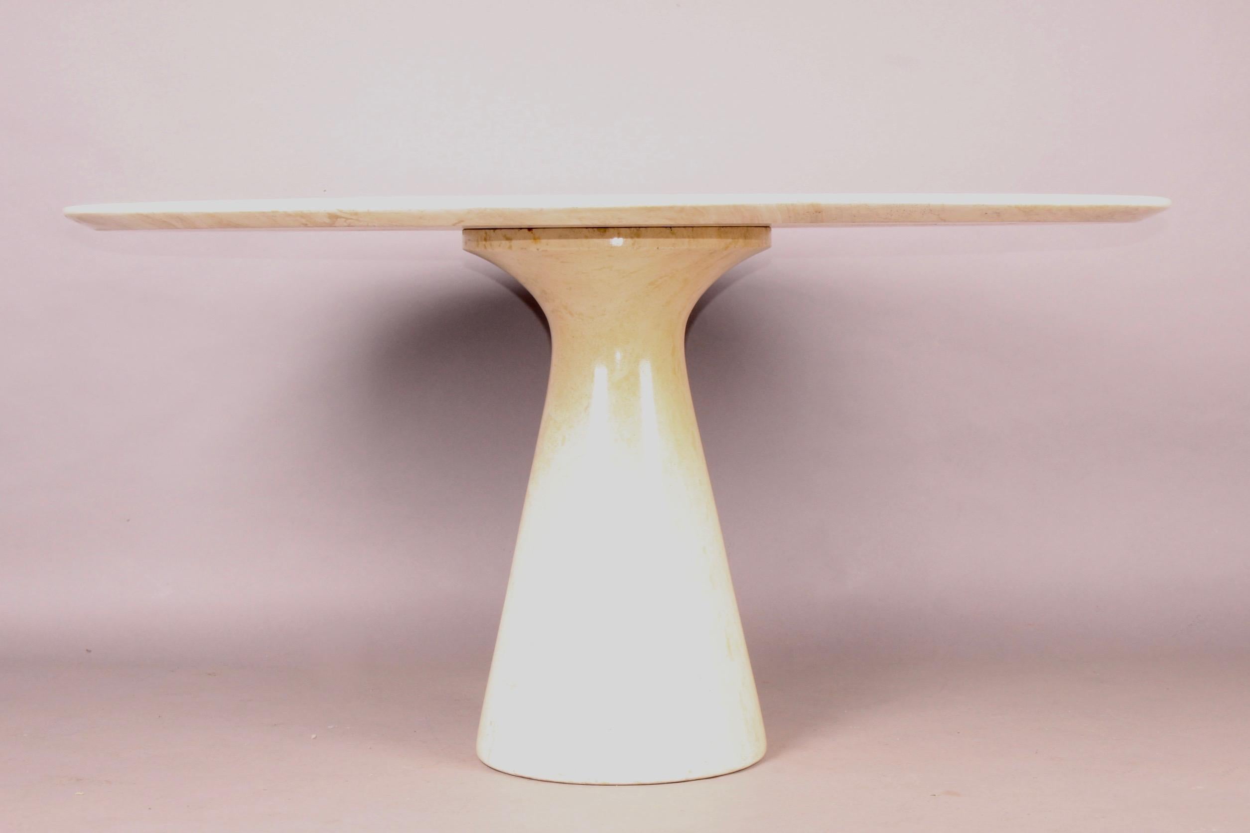 Late 20th Century Marble Dinning Table