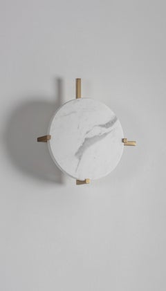 Marble Disc Wall Light by Square in Circle