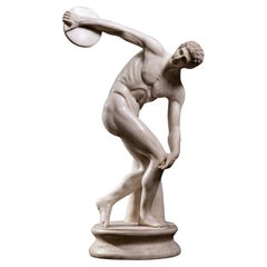 Lanzador de disco de mármol