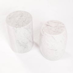Marble End Table in the Style of Lucia Mercer