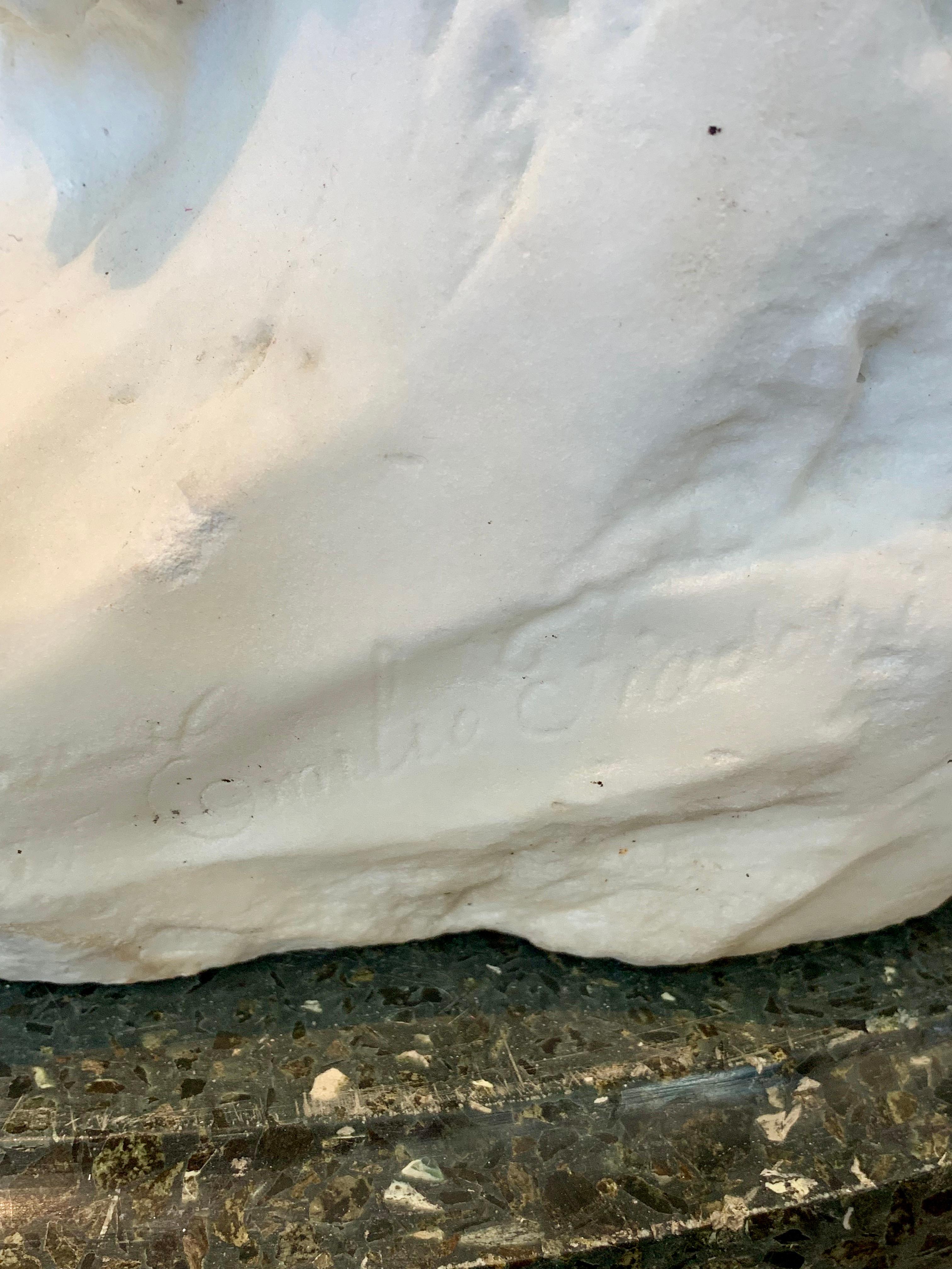 Figura in marmo di Emilio Fiaschi, 
