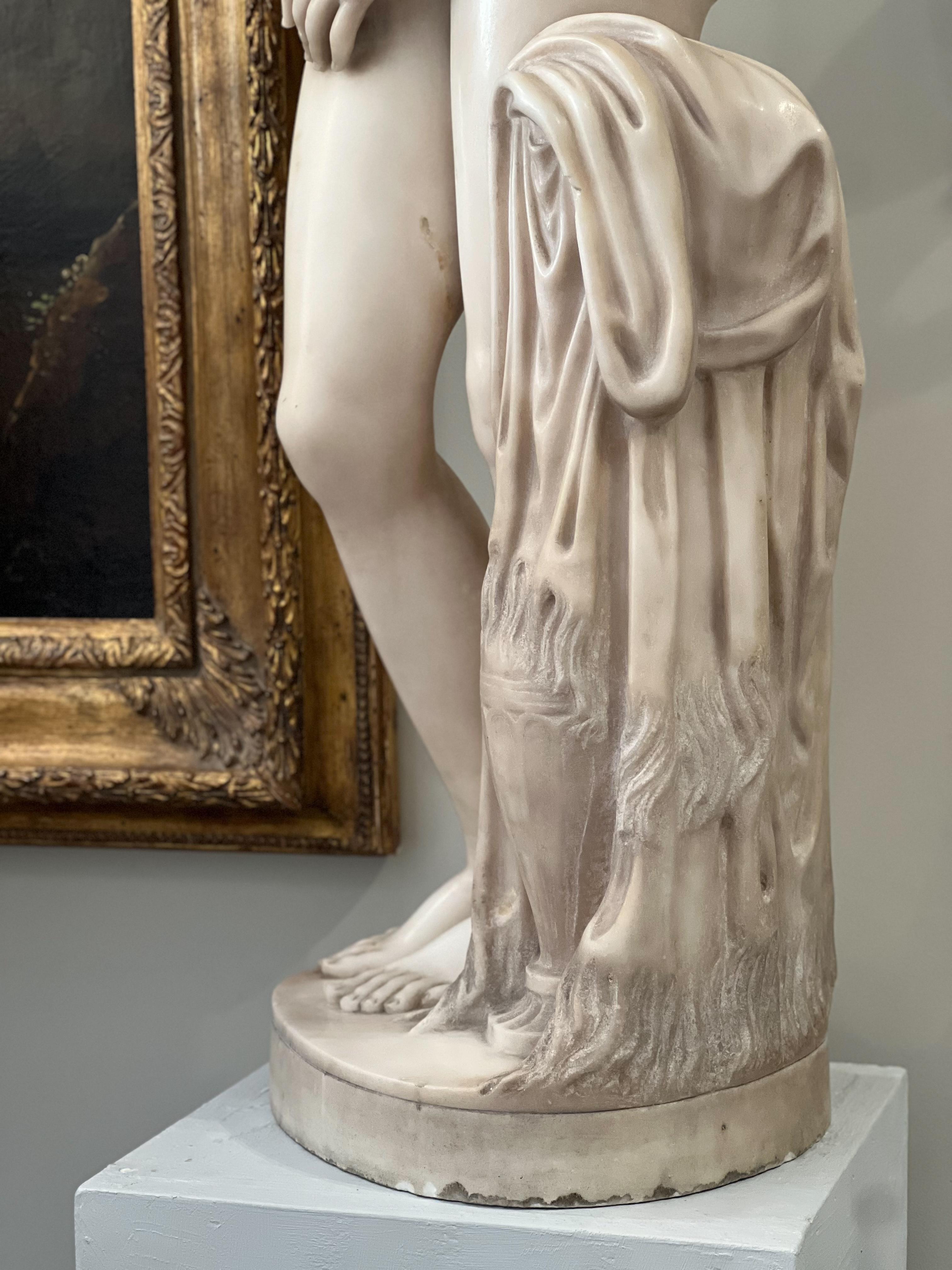 Figure en marbre de la Vénus du Capitole d'après l'Antique, fin du 18ème siècle en vente 5