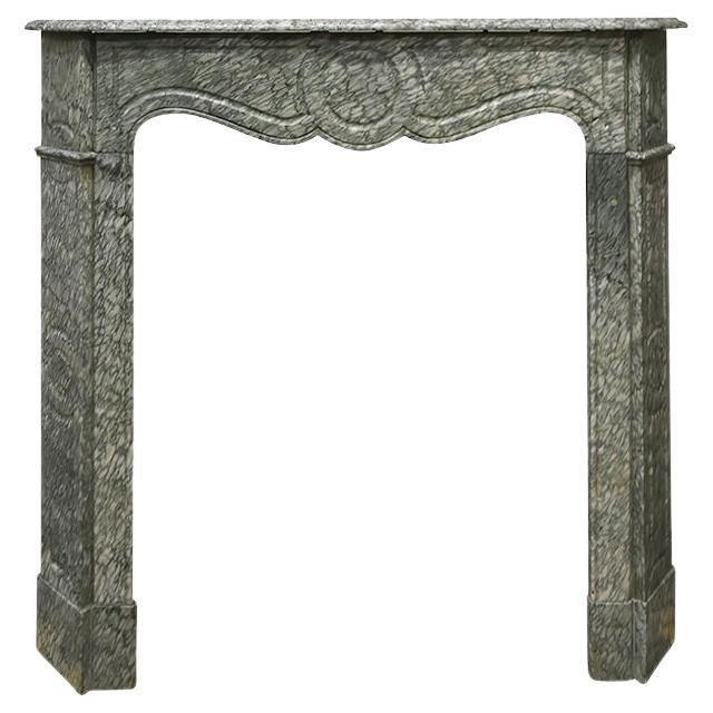 Marble firepalce mantel 19th Century For Sale